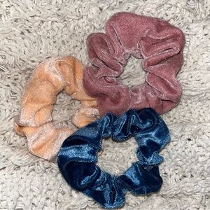3 Colorful Scrunchies (free w/ purchase)